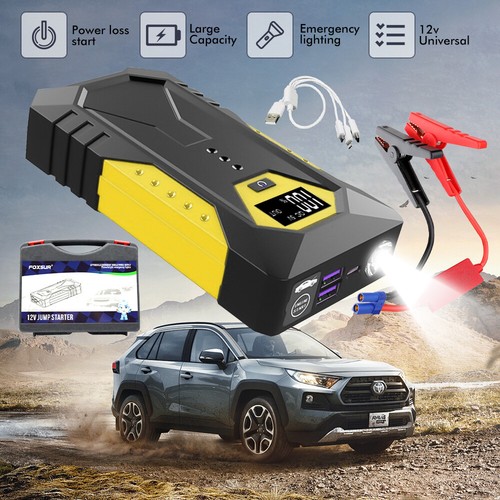 FOXSUR Jump Starter Portable 12V Car battery Booster Power Bank Pack Charger - Picture 2 of 12