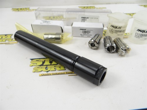 NEW PARLEC DA100 COLLET CHUCK #EXT100 1" SHANK + 4 NEW COLLETS - Imagen 2 de 11