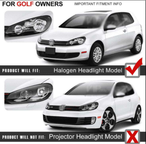 Für 2008-2013 VW Golf 6 Mk6 TSI TDI-Scheinwerfer+rote Räucherlichter+LED-Lampen - Bild 8 von 20