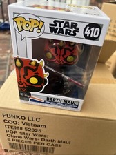 Funko Pop! Vinilo: Star Wars - Darth Maul #410 nuevo