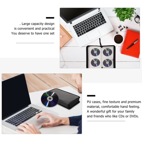 2 Pcs Car CD Package Miss Bags Disc Storage Pouch Fashion DVD Wallets - Afbeelding 7 van 12