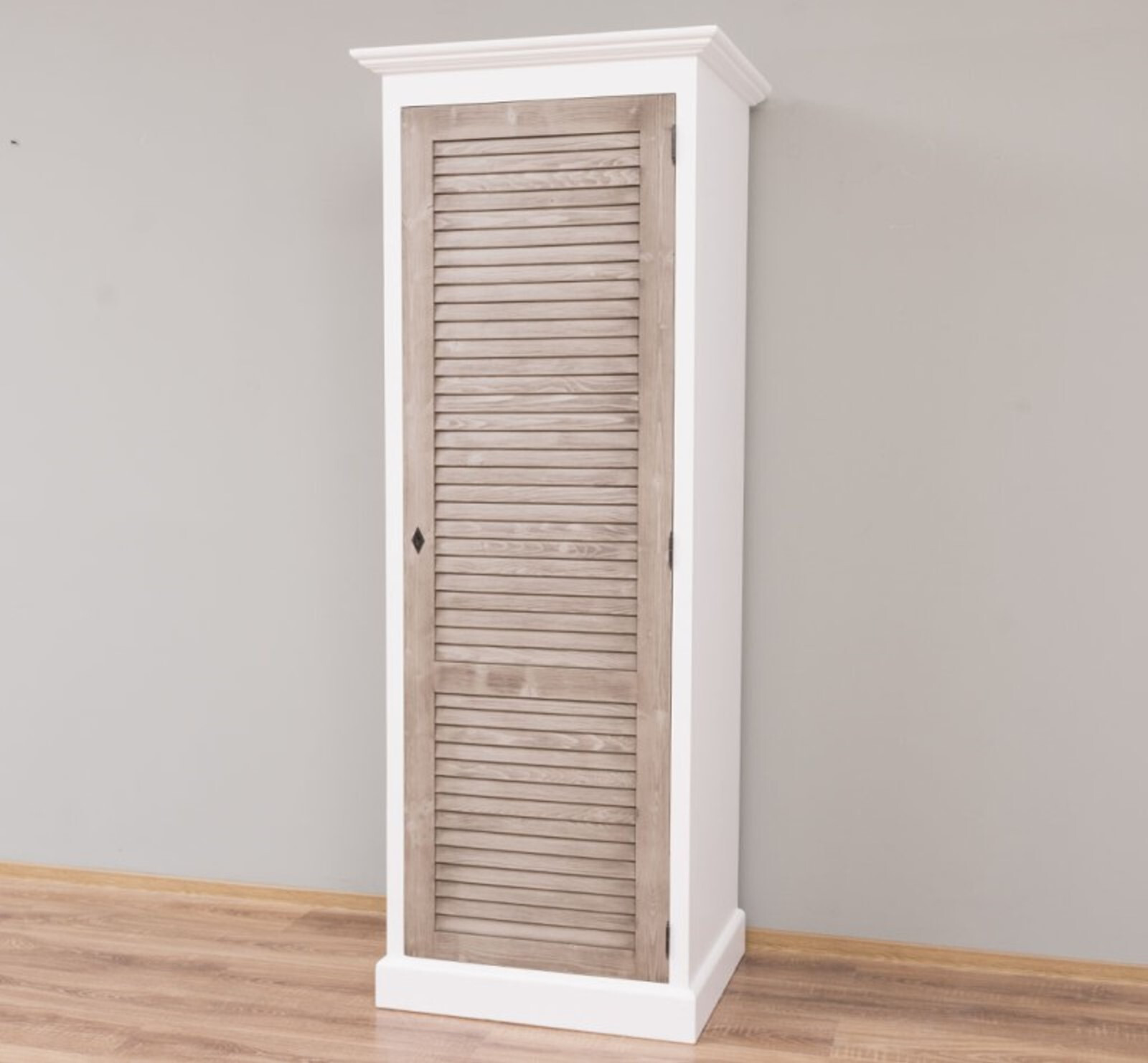 Schrank Lamellentüren Regalschrank Ordner Kleiderschrank Vintage Landhauswelt