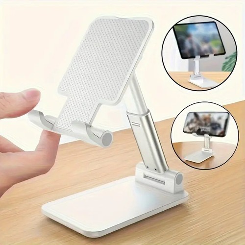 Mobile Phone Holder Stand Desktop Lazy Bedside Bracket Support Stand Foldable - Picture 5 of 15