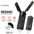 USB 3.0 WiFi 7 Adapter Wireless Network Card WiFi Ethernet Adapter For Win10/11
