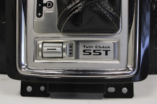 08-15 Mitsubishi Lancer Evolution Evo X 10 SST Gear Shifter Boot Bezel Trim OEM - Picture 4 of 10
