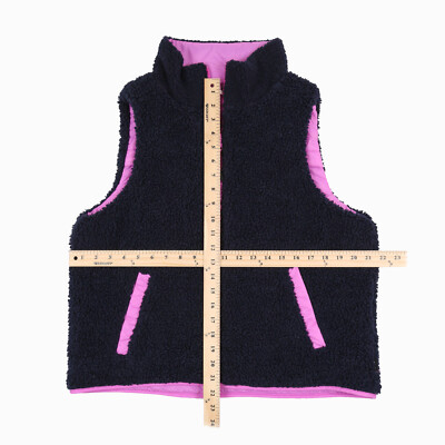 Bass Outdoor Women Reversible Zip Front Vest Navy Size M | eBay