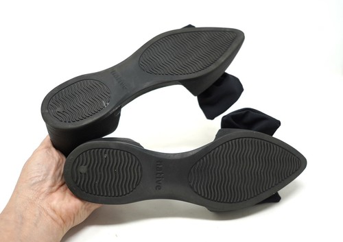 Beth Richards x Native Damen-Flats schwarz Audrey Schleife spitz zulaufend Schleife 6 - Bild 7 von 11
