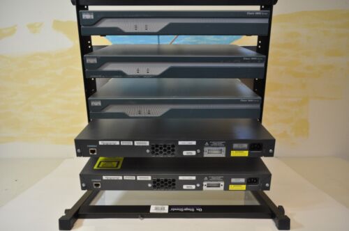 Cisco CCENT CCNA CCNP LAB KIT 3x Cisco 1841 256/64 iOS 15.1 2x 2960-24 iOS 15.0 - Foto 3 di 5