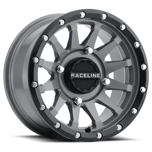 Kit 4 Maxxis Zilla Tires 26x9-14/26x11-14 on Raceline Trophy Gray Wheels POL - Picture 3 of 5