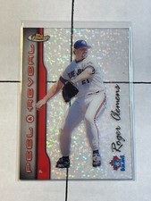Roger Clemens 1999 Topps Finest Peel & Reveal Sparkle Variation #PR11 Blue Jays