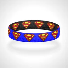 Reversible Superman Bracelet Wristband Superhero Cosplay Bracelet