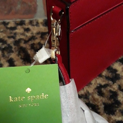 Kate Spade rot heiß Clutch Crossbody Cameron Clarise Handtasche NEU vielseitig - Bild 9 von 13