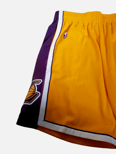Pantalones cortos Mitchell & Ness LAKERS NBA SWINGMAN 09 oro amarillo XL - Imagen 5 de 6