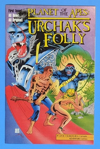 🐵 Planet der Affen: Urchaks Folly Comics Hefte 1-4 Abenteuer Comics 1991 - Bild 2 von 17