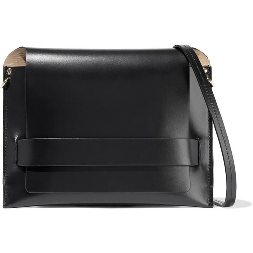 IRIS & INK Ladies Women Shoulder Bag Sigfrid Leather Black Dustbag NWT - Picture 2 of 8