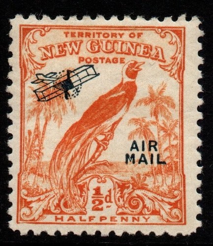 NEW GUINEA SG190 1932 ½d ORANGE MTD MINT