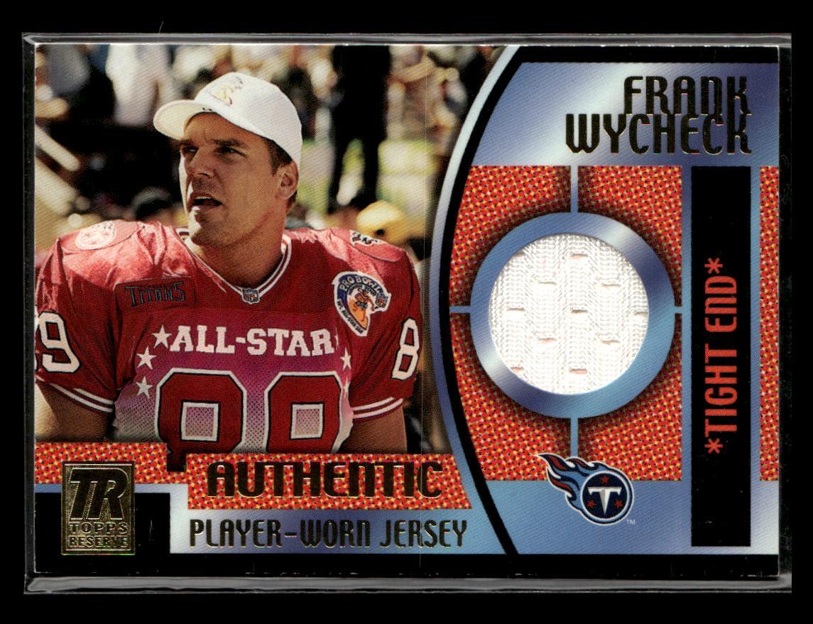 2001 Topps Reserve #TRR-FW Frank Wycheck Jerseys