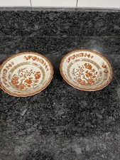 COPELAND SPODE INDIAN INDIA TREE ENGLAND 5 1/4" Fruit Bowls Set Of 2