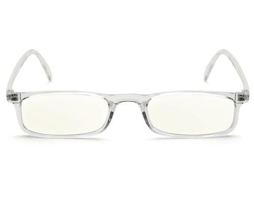 Nannini Italian reading glasses blue light half-frame Quick 7.9      CRYSTAL - Picture 1 of 9
