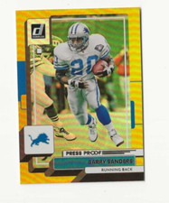 2022 BARRY SANDERS DONRUSS PREMIUM GOLD PRESS PROOF  LIONS   MINT  HOT