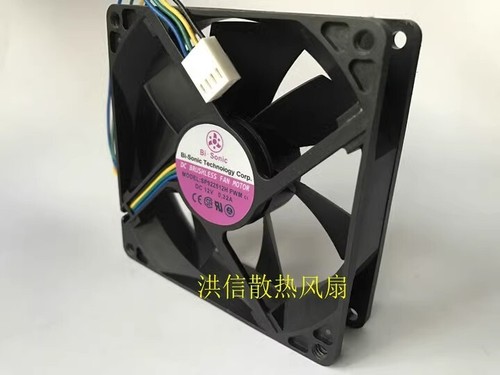 1 PCS  BI-SONIC fan SP922512H PWM DC12V 0.32A 9225 9cm 4 wire - Picture 2 of 3