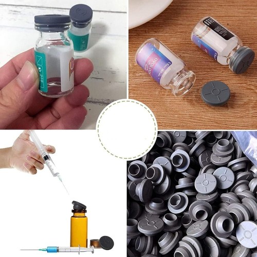 100pcs 20mm Self Healing Injection Ports Bottle Stoppers Mason Jar Lids - Picture 3 of 11