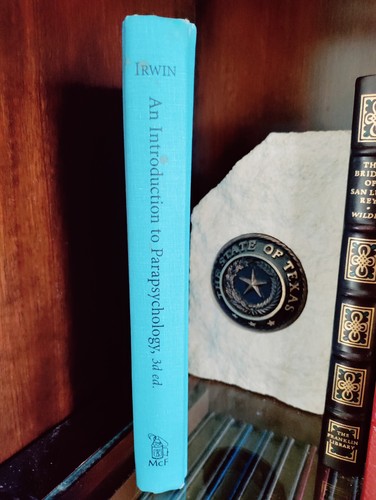 INTRODUCTION TO PARAPSYCHOLOGY_H.J. Irwin_Hardcover_3rd Edition_1999_Good - Imagen 2 de 9