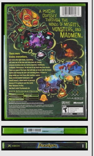 9.8 A+ 1ST PRINT GOLD DISC SWEEPSTAKES! Psychonauts Xbox WATA NOT CGC VGA - Picture 8 of 9