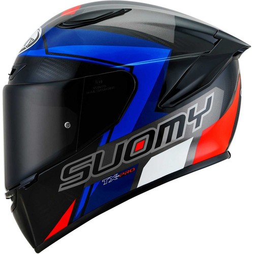 Casco INTEGRALE moto Suomy TX-PRO CARBON GLAM BLU taglia XS helmet - Foto 5 di 6