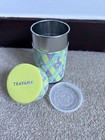Teavana Tin Plated Steel 5oz Tea Canister Herbal Loose Teas Storage Tins