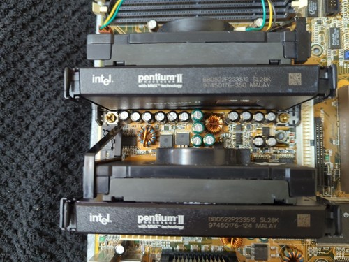 Asus P2L97-DS Dual Slot 1 motherboard Scsi 2x P2 350 - Bild 9 von 9
