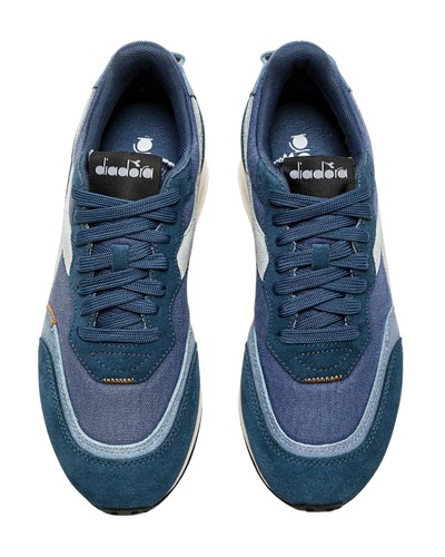 Diadora Shoes Race Suede Sw Trainers Synthetic Night Blue Man - Picture 3 of 4