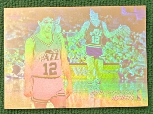 Inserto ologramma Upper Deck 1991 #AW3 ๐ John Stockton ๐ Utah Jazz