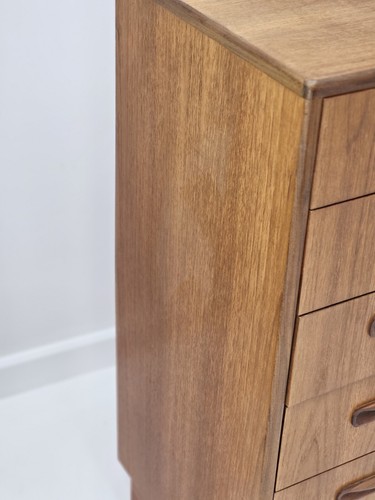Restored Gplan Vintage Pair Of Tallboys Restored Chests of 6 Drawers Retro Teak - Picture 7 of 15