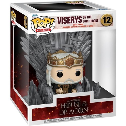 Figura Funko Pop! Televisión La Casa del Dragón Viserys en trono Modelo 12 | 764 - Imagen 2 de 3