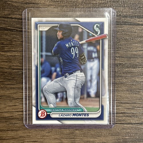 2024 Bowman LAZARO MONTES #BP-110 Mariners - Picture 1 of 2