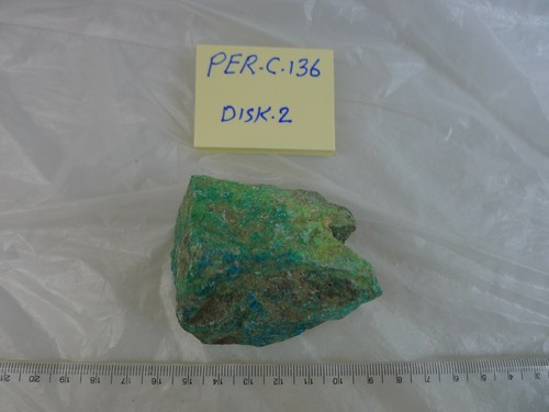 Natural Persian Chrysocolla, 1 pc,  TW : 155.90 Grams - Picture 1 of 4
