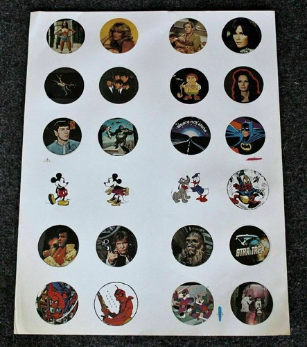 Póster de 24 píxeles de Charlies Angels 1977 Star Wars Trek Elvis Spider-Man Batman bien - Imagen 3 de 5