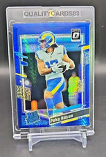 PUKA NACUA ROOKIE RAINBOW HYPER REFRACTOR RC WITH CASE NFL LOS ANGELES RAMS #17