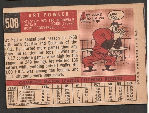 1959 Topps Baseball Set Break Choose cards Numbered 1-572 EX O23 - Picture 51 of 107