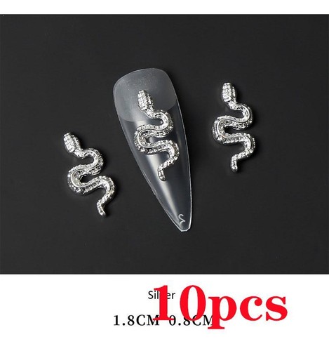 3D Dangle Nail Art - Multiple Style Nails Charms DIY Manicure Decoration 10Pcs - Picture 49 of 65