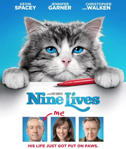 NEW NINE LIVES (2016) - Blu-ray disc only in clear plastic envelope / no case - Picture 2 of 3