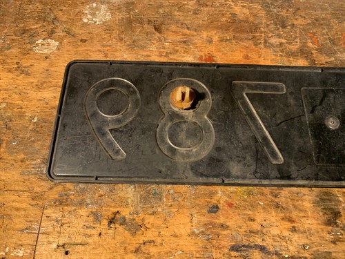 altes KFZ Kennzeichen Nummernschild Schweden sverige registreringsskyltar - Bild 5 von 6