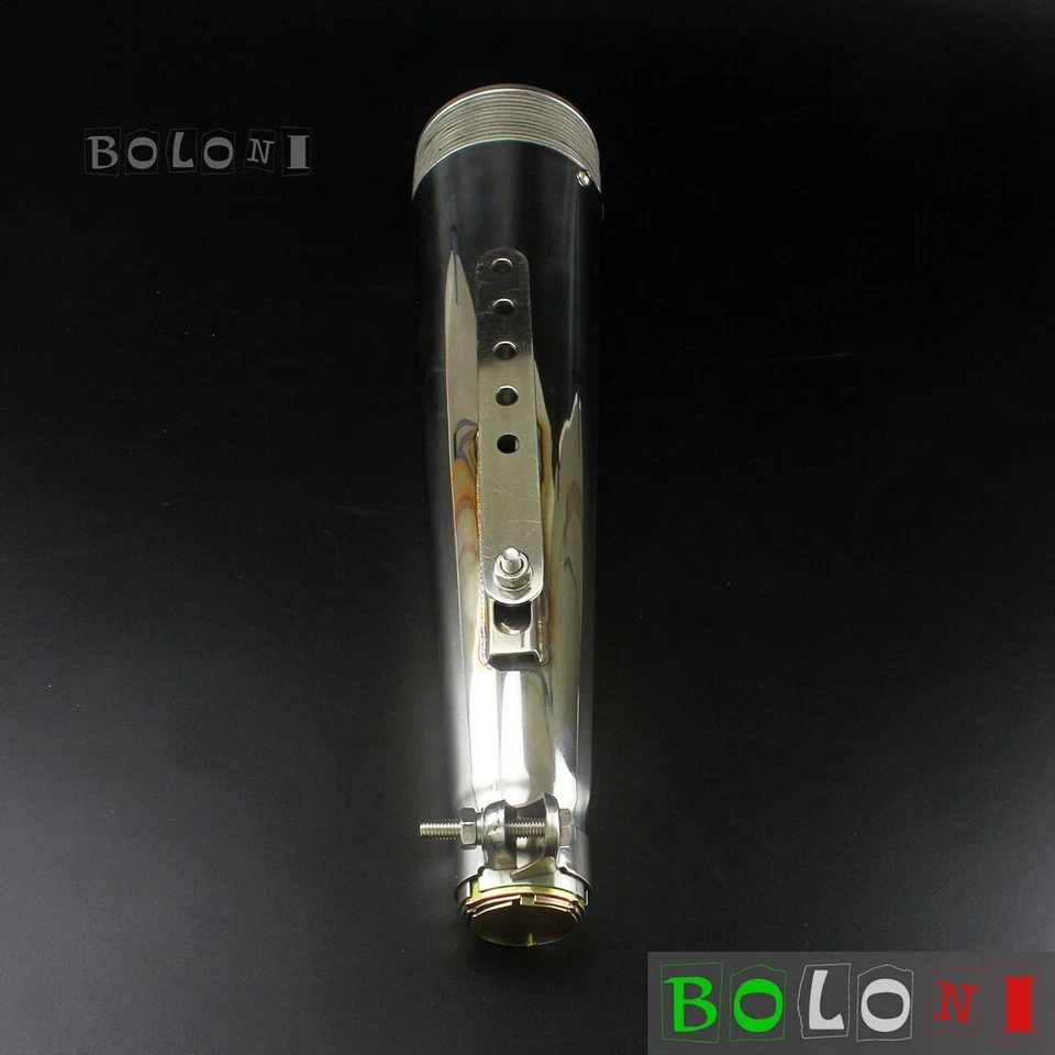 Tubo de escape retro para motocicleta 37-45 mm para Harley Sportster Dyna Softail Chopper Foto 4 de 4