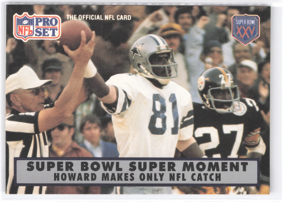 1990 Pro Set Super Bowl XXV Silver Anniversary Percy Howard #143