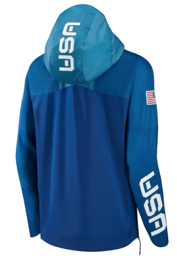 Nike Women’s Team USA Medal Stand Full-Zip Hoodie Blue XS NWT DD8852-492 - Picture 8 of 14