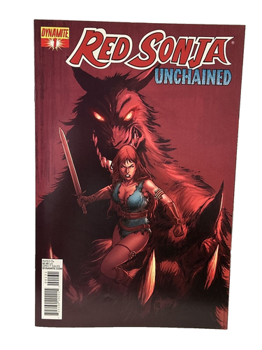 DYNAMITE COMICS: RED SONJA UNCHAINED #1-4,+1 GEOVANI/PARRILLO EXC.COVER NM+ 2013 - Picture 2 of 16