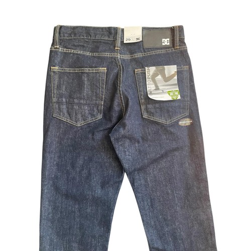 DC Apparel Men's Worker Straight Denim Indigo Rinse Size 29x32 - Picture 3 of 4