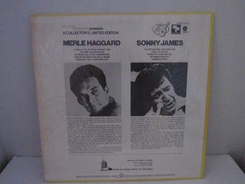 Merle Haggard / Sonny James - Music Hall - SL-6719 - 1971 - Country - Imagen 2 de 4