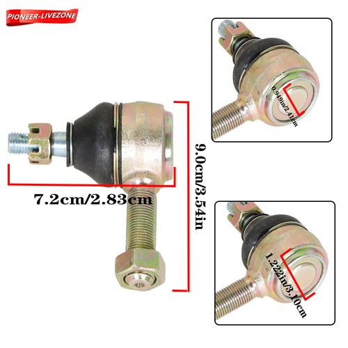 For Club Car DS Golf Cart 84-08 Tie Rod ends Steering Gear Box Drag Link - Bild 4 von 7